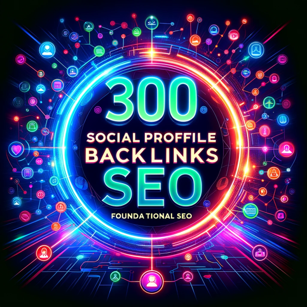 300 Social Profile Backlinks For Foundational SEO