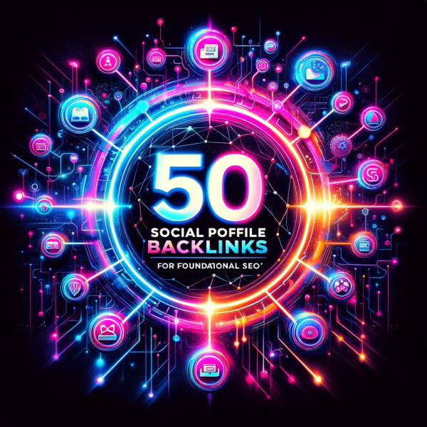 50 Social Profile Backlinks For Foundational SEO