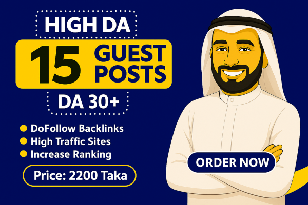 🚀 Permanent Guest Posts with High-Traffic DoFollow Links (15 Posts)